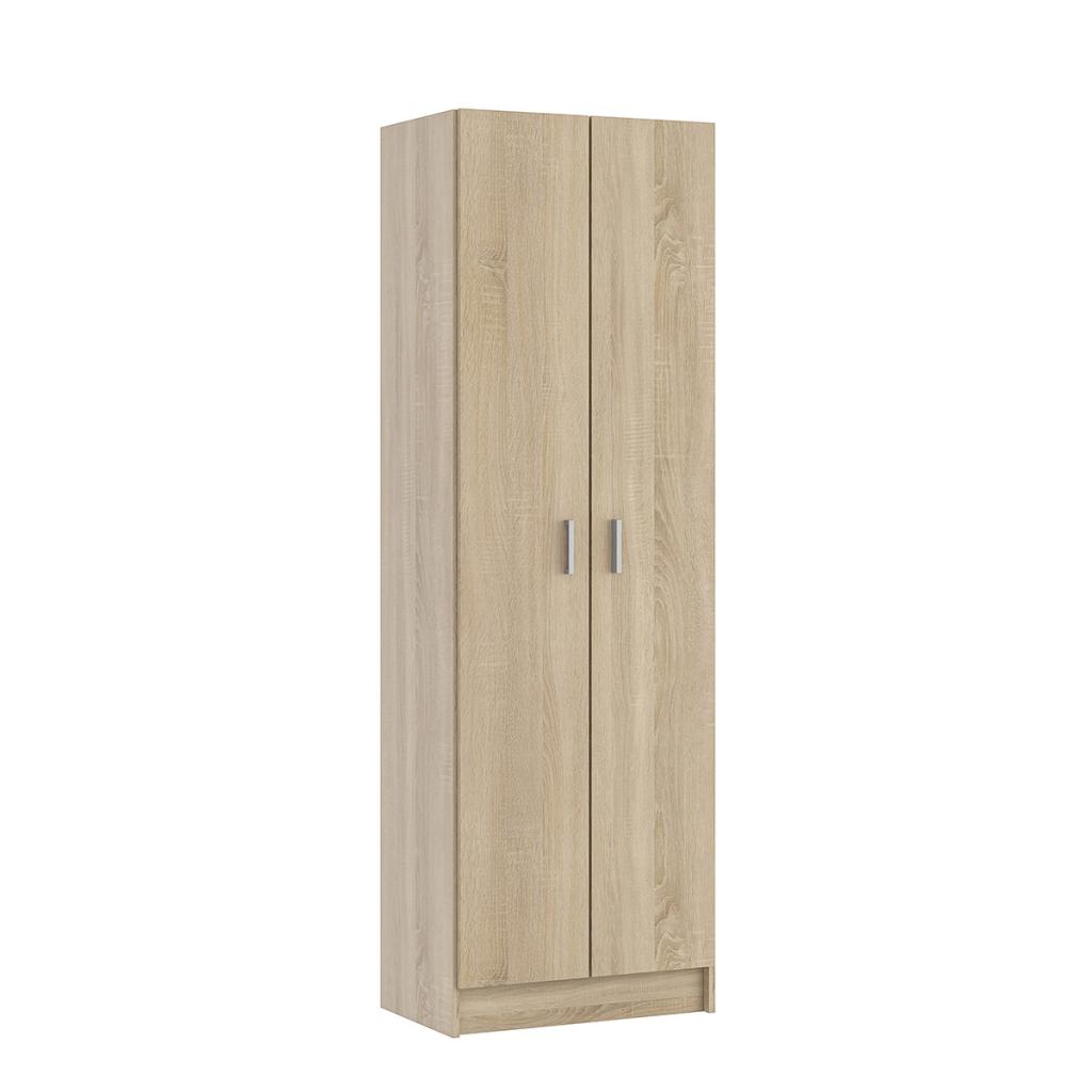 armarios en color roble canadian estantes 2 puertas