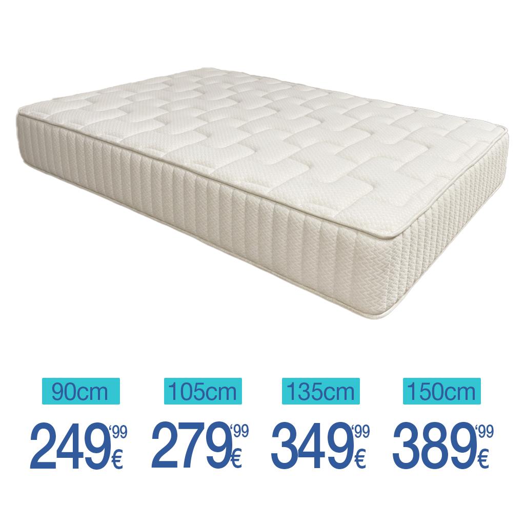 Colch&oacute;n muelles, colch&oacute;n muelle ensacado.