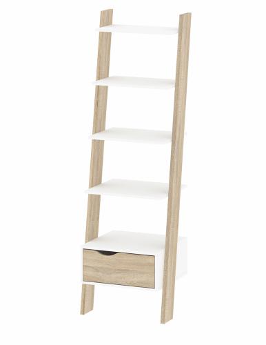 estantes en color roble blanco dormitorios juveniles