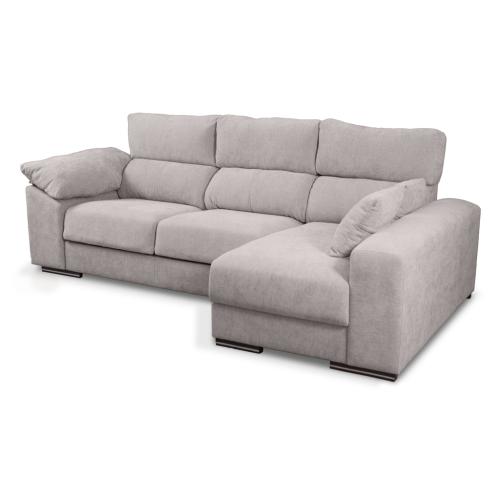 chaiselongue revsersible arcon beige asientos deslizantes reclinable
