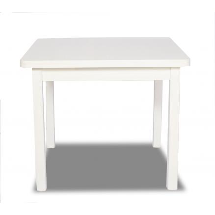 Mesa Comedor 90x90 Extensible Blanca Mate | Rapimueble